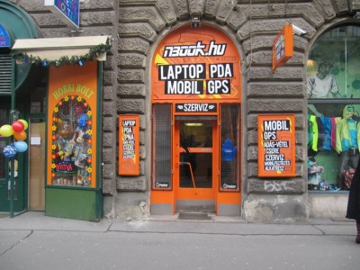 Laptop bolt a VI. kerletben, Budapesten